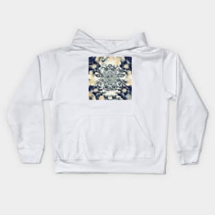 Ocean of Kanagawa Kids Hoodie